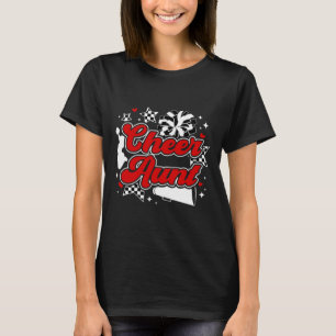 Cheer Aunt Of A Cheerleader Auntie Cheerleading Au T-Shirt