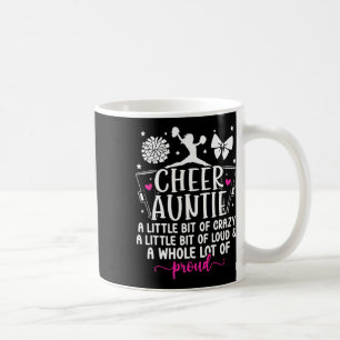 Cheer Aunt Proud Aunt Of A Cheerleader Aunt Cheer Coffee Mug