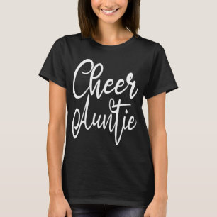 Cheer Auntie Cute Cheerleader Aunt for Women Fun C T-Shirt