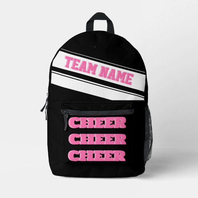 Cheer backpacks cheerleading school rose pink (Front)
