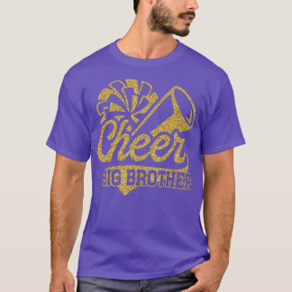 Cheer Big Brother Biggest Fan Cheerleader Fathers  T-Shirt