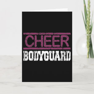 Cheer Bodyguard Cheerleader Brother Card