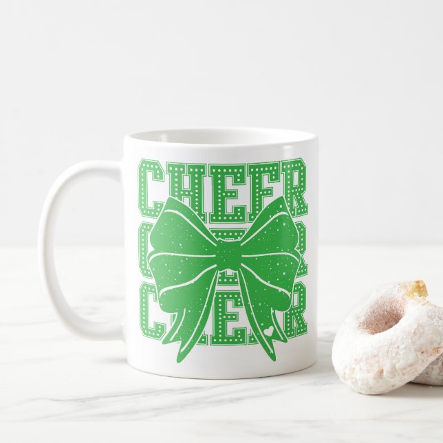 Cheer Bow  Coffee Mug (With Donut)