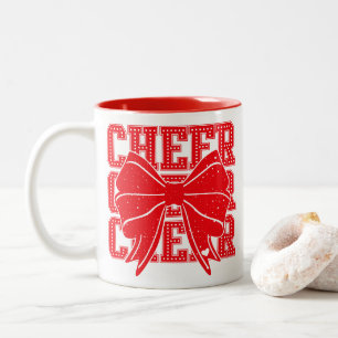 Cheer Bow Two-Tone Coffee Mug