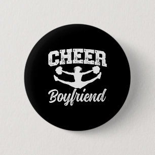Cheer Boyfriend Cheerleader Boyfriend Cheerleading 6 Cm Round Badge