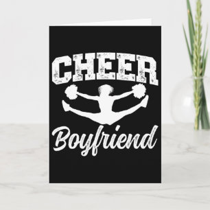 Cheer Boyfriend Cheerleader Boyfriend Cheerleading Card