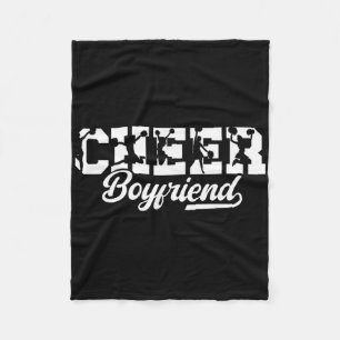 Cheer Boyfriend Cheerleader Boyfriend Cheerleading Fleece Blanket
