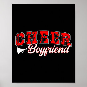 Cheer Boyfriend Cheerleader Boyfriend Cheerleading Poster