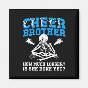 Cheer Bro Funny Cheerleading Brother Cheer Brother Magnet