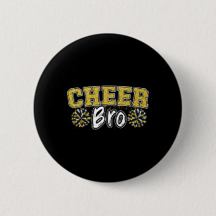 Cheer Bro My Favorite Cheerleader Calls Me Brother 6 Cm Round Badge