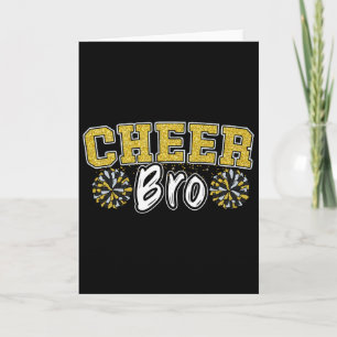 Cheer Bro My Favorite Cheerleader Calls Me Brother Card