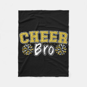 Cheer Bro My Favourite Cheerleader Calls Me Brothe Fleece Blanket