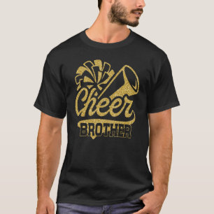 Cheer Brother Biggest Fan Cheerleader Father's Day T-Shirt
