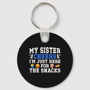Cheer Brother Funny Brother Of A Cheerleader Broth Key Ring