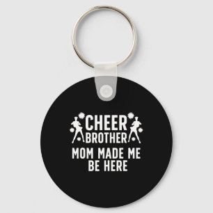 Cheer Brother Funny Cheerleader Brother Cheerleadi Key Ring