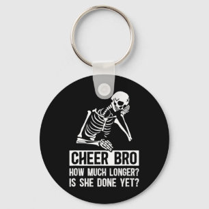 Cheer Brother Funny Cheerleader Brother Cheerleadi Key Ring