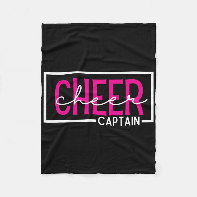 Cheer Captain Cheerleading  Fleece Blanket (Front)
