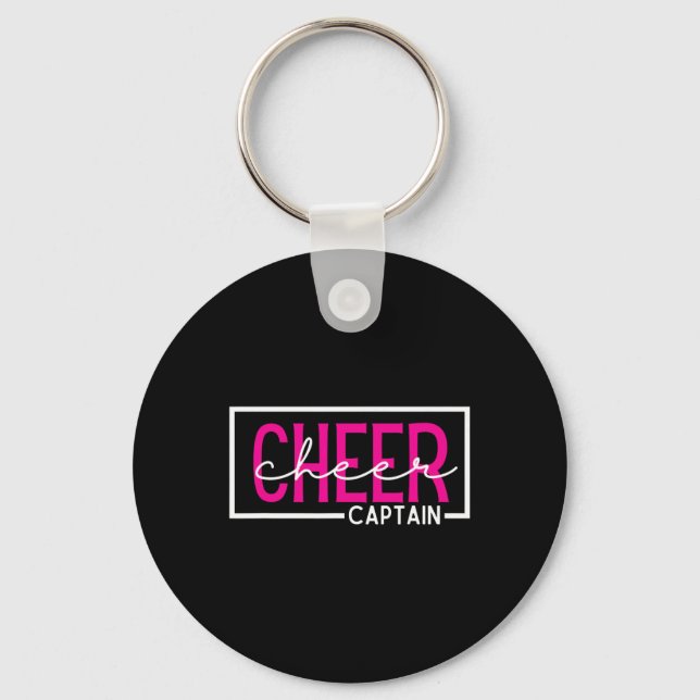 Cheer Captain Cheerleading  Key Ring (Front)