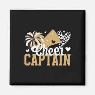 Cheer Captain Heart Cheerleader Captain Magnet