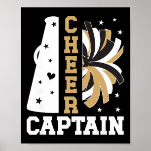 Cheer Captain Proud Cheerleader Captain Poster