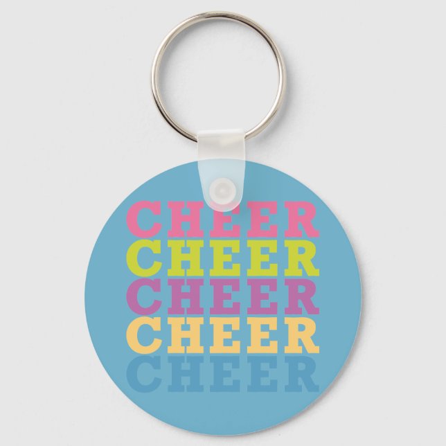 Cheer Cheer Key Ring (Front)