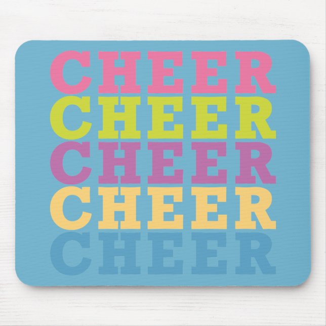 Cheer Cheer Mouse Pad (Front)