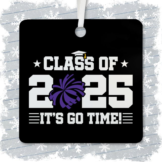 Cheer Cheerleader Graduation Class of 2025 Senior Metal Tree Decoration (Creator Uploaded)