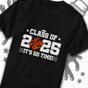 Cheer Cheerleader Graduation Class of 2025 Senior T-Shirt