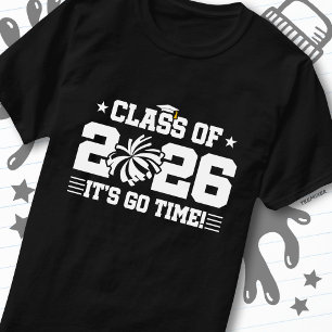 Cheer Cheerleader Graduation Class of 2026 Senior T-Shirt