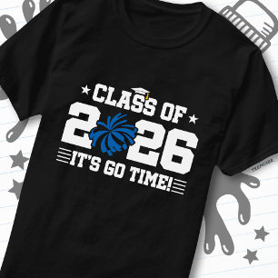 Cheer Cheerleader Graduation Class of 2026 Senior T-Shirt
