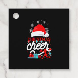 Cheer Cheerleading Christmas Cheer Favour Tags