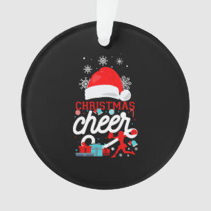 Cheer Cheerleading Christmas Cheer Ornament