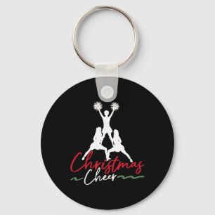 Cheer Cheerleading Christmas Christmas Cheer _1 Key Ring