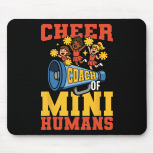 Cheer Cheerleading Coach Cheer Coach Of Mini Human Mouse Pad