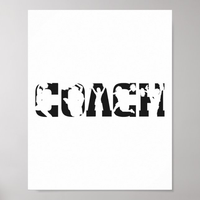 Cheer Cheerleading Coach Coach _3  Poster (Front)