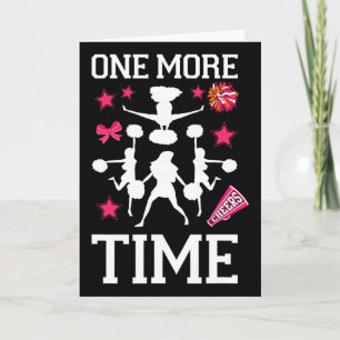 Cheer Cheerleading Coach One More Time _1 Card