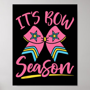 Cheer Cheerleading Coquette Bow Competition Team S Poster