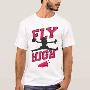 Cheer Cheerleading Fly High T-Shirt