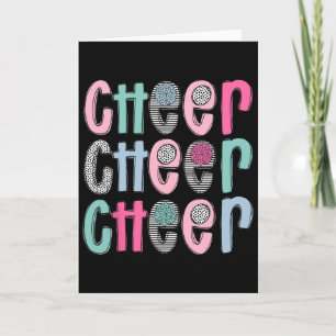 Cheer Cheerleading For Cheerleader Girl Teen Squad Card
