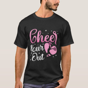 Cheer Cheerleading Heart Cheer Your Heart Out T-Shirt