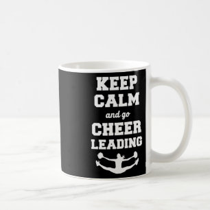 Cheer Cheerleading Keep Calm And Go Cheerleading _ Coffee Mug