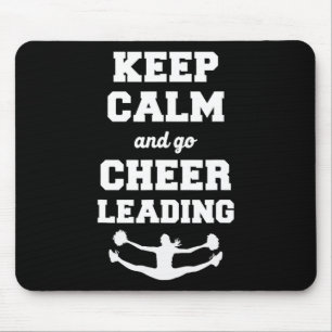 Cheer Cheerleading Keep Calm And Go Cheerleading _ Mouse Pad