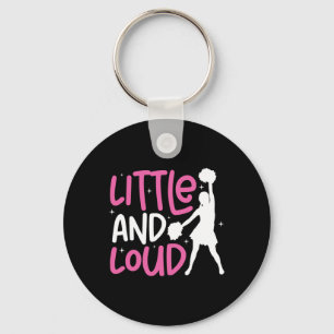 Cheer Cheerleading Little And Loud _1 Key Ring