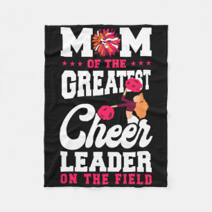 Cheer Cheerleading Mom Mother Mom Of The Greatest  Fleece Blanket