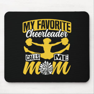 Cheer Cheerleading Mom Mother My Favorite Cheerlea Mouse Pad