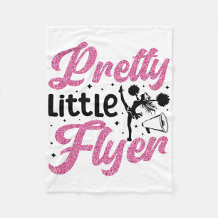 Cheer Cheerleading Pretty Little Flyer _3  Fleece Blanket