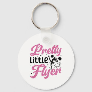 Cheer Cheerleading Pretty Little Flyer _3 Key Ring