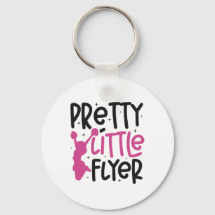 Cheer Cheerleading Pretty Little Flyer _5 Key Ring