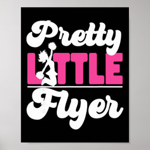 Cheer Cheerleading Pretty Little Flyer  Poster