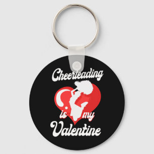 Cheer Cheerleading Valentines Day Cheerleading Is Key Ring